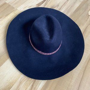 American Eagle Outfitters Black Wide Brimmed Hat